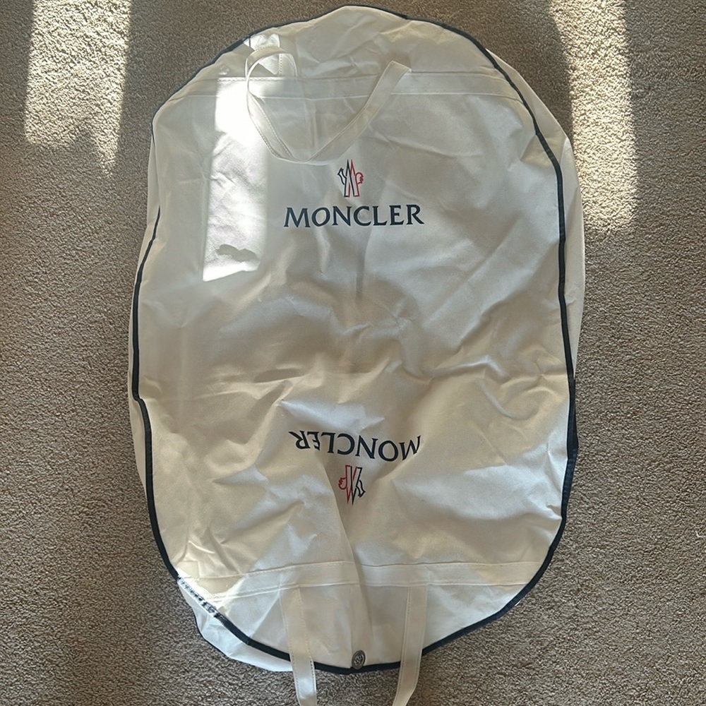 Moncler jacket bag/holder